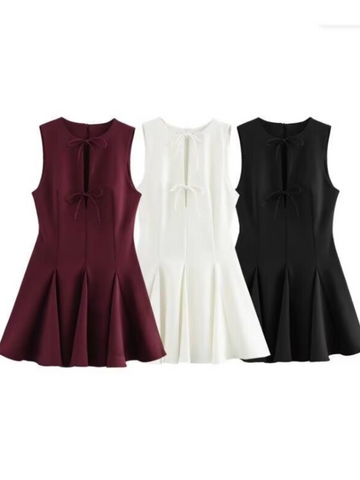 Amara Bow Mini Dress