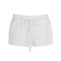 Layana Low-Rise Drawstring Shorts - White