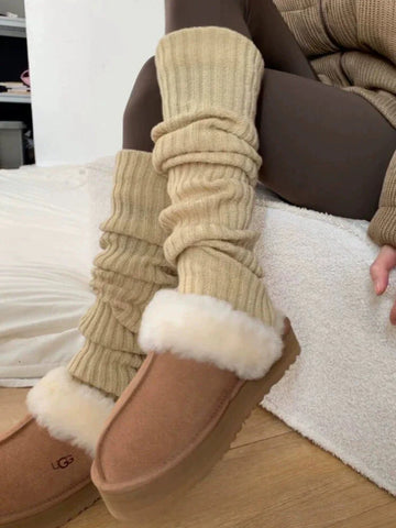 LaPose Fashion - Ruthie Knitted Leg Warmer - Leg Warmers, Socks, Winter Edit