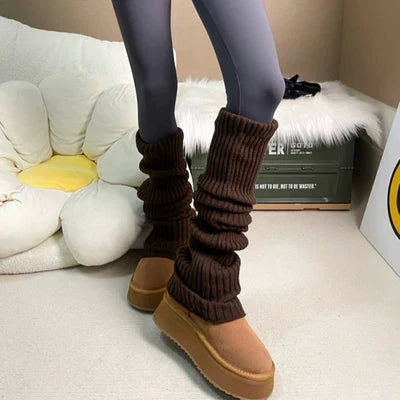 LaPose Fashion - Ruthie Knitted Leg Warmer - Leg Warmers, Socks, Winter Edit