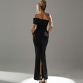 Hayat One-Shoulder Ruched Maxi Dress