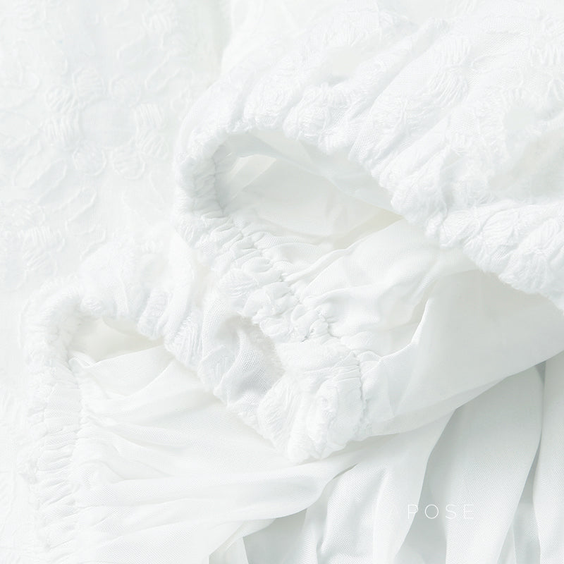 Jessi Jacquard Petal Shorts