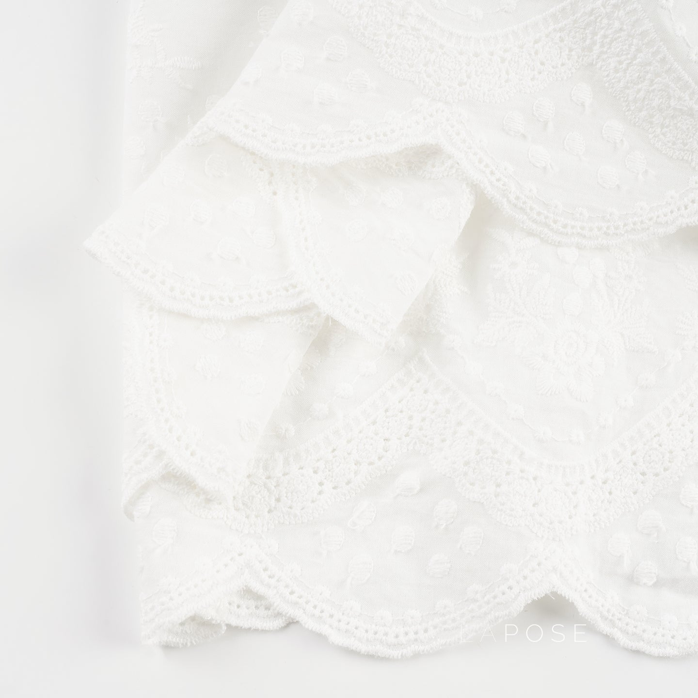 Kalee Low-Rise Lace Mini Skirt