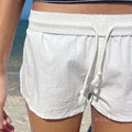 Layana Low-Rise Drawstring Shorts