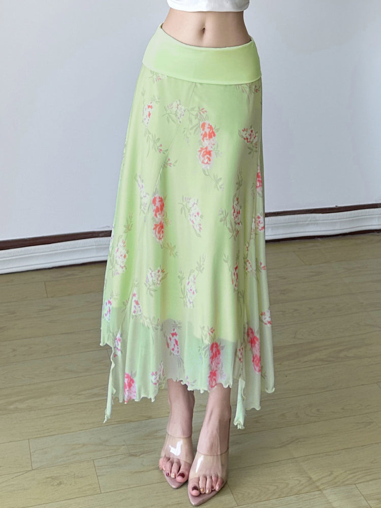 Seven Floral Maxi Skirt