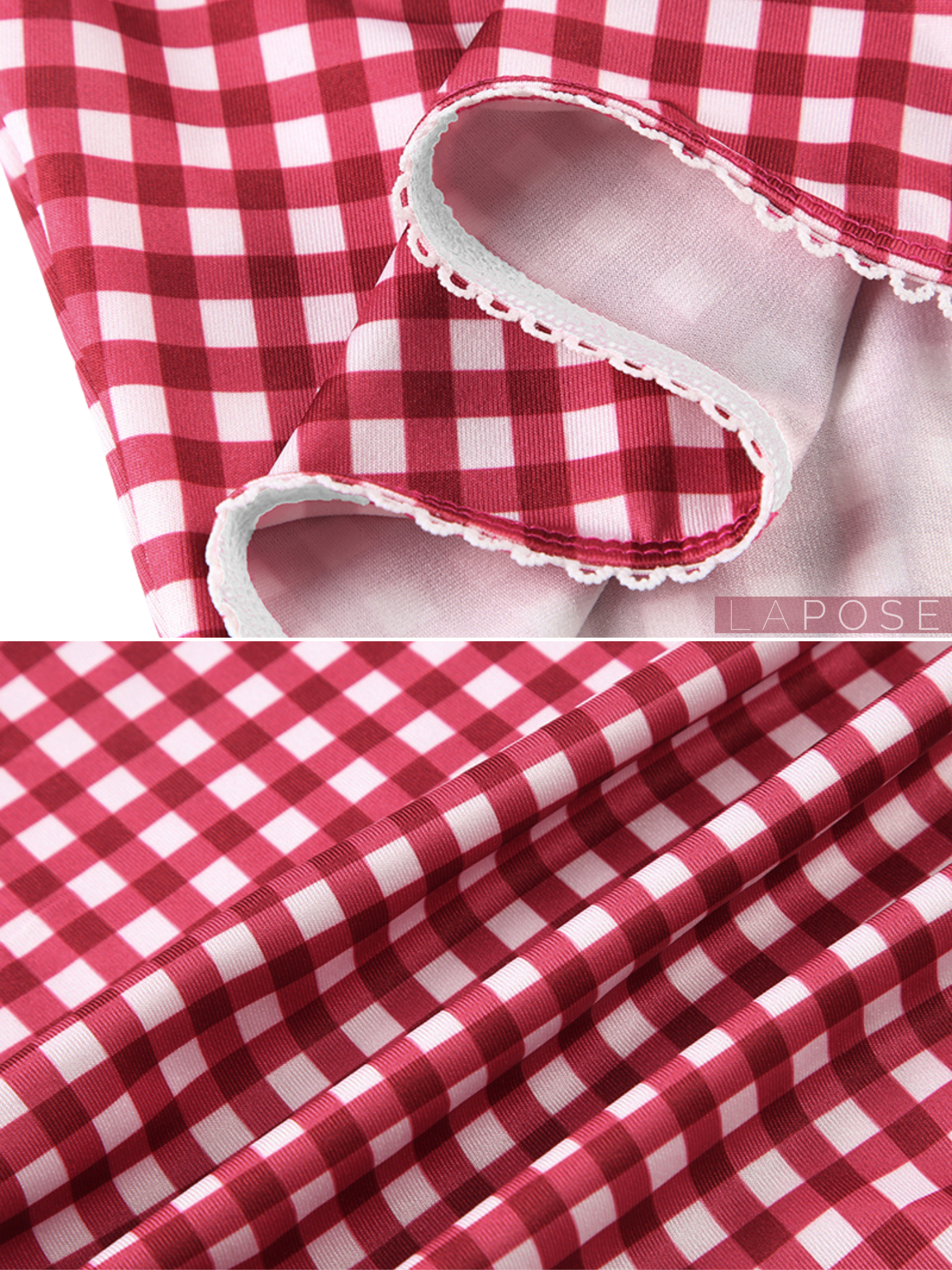 Nashla Gingham Pants Set