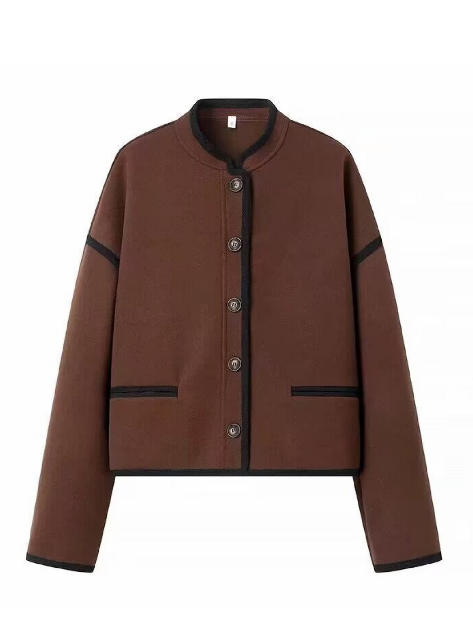 Vedika Colorblock Tweed Jacket