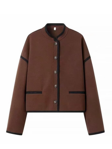 Vedika Colorblock Tweed Jacket