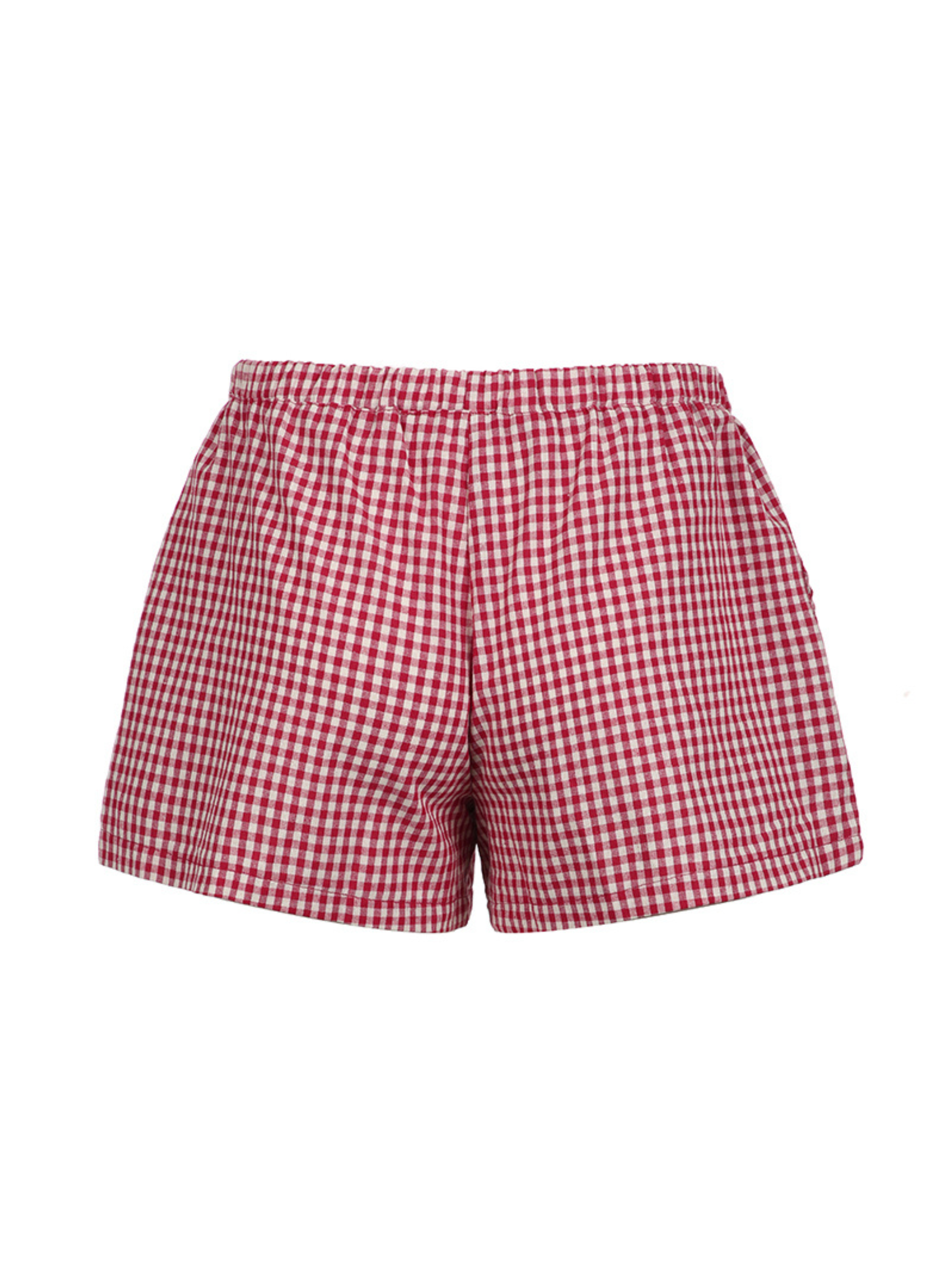 Aluna Plaid Casual Shorts