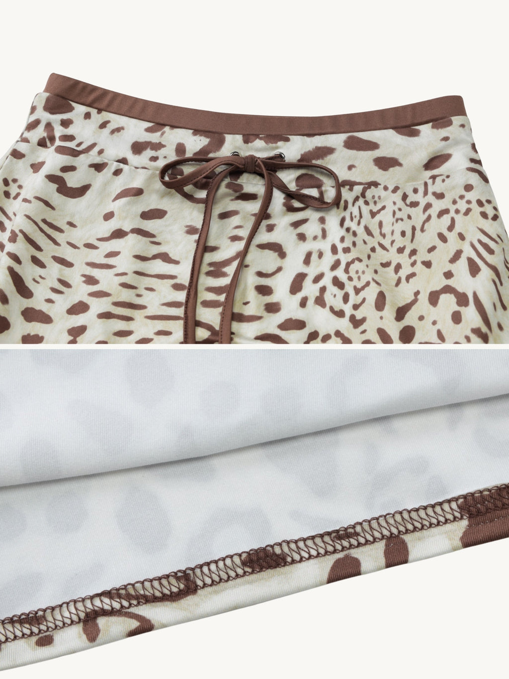 Leanne Leopard Skirt Set