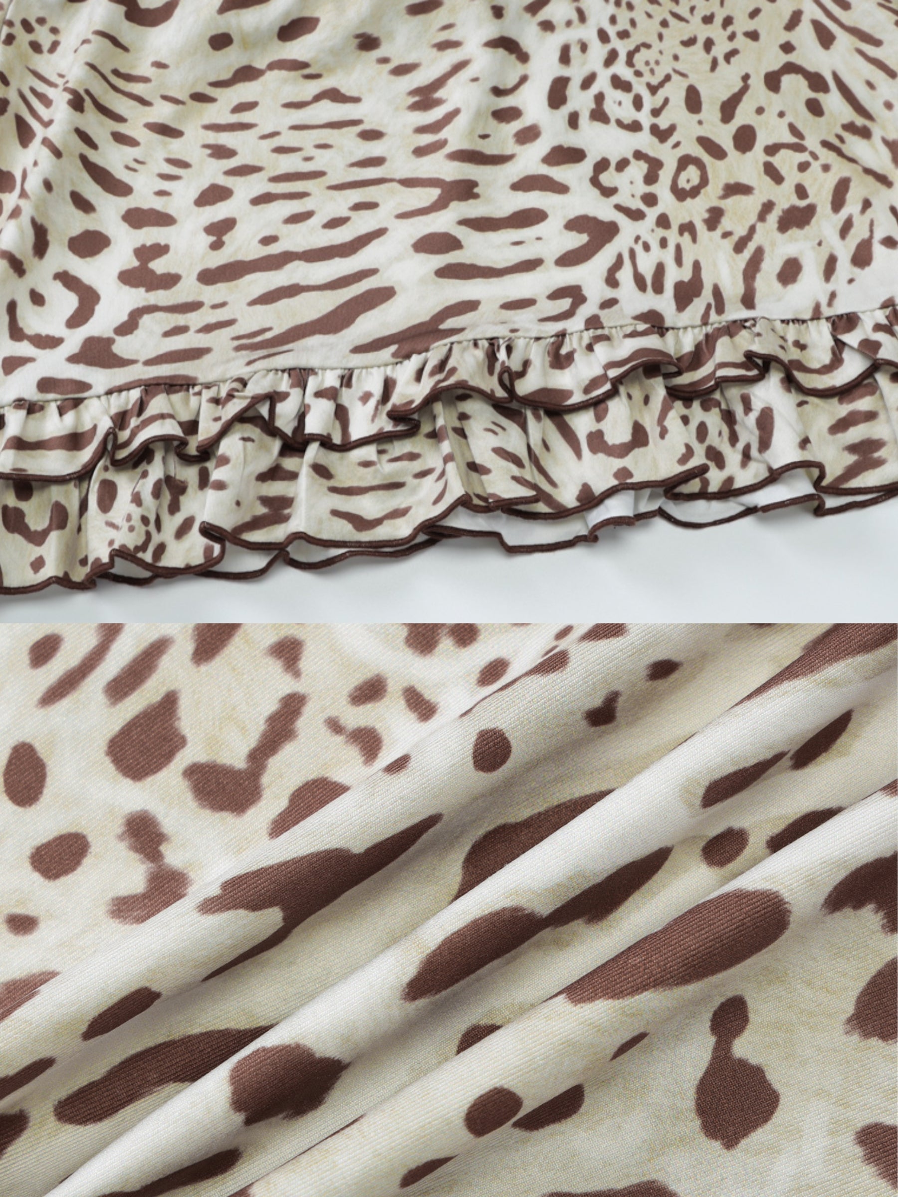Leanne Leopard Skirt Set