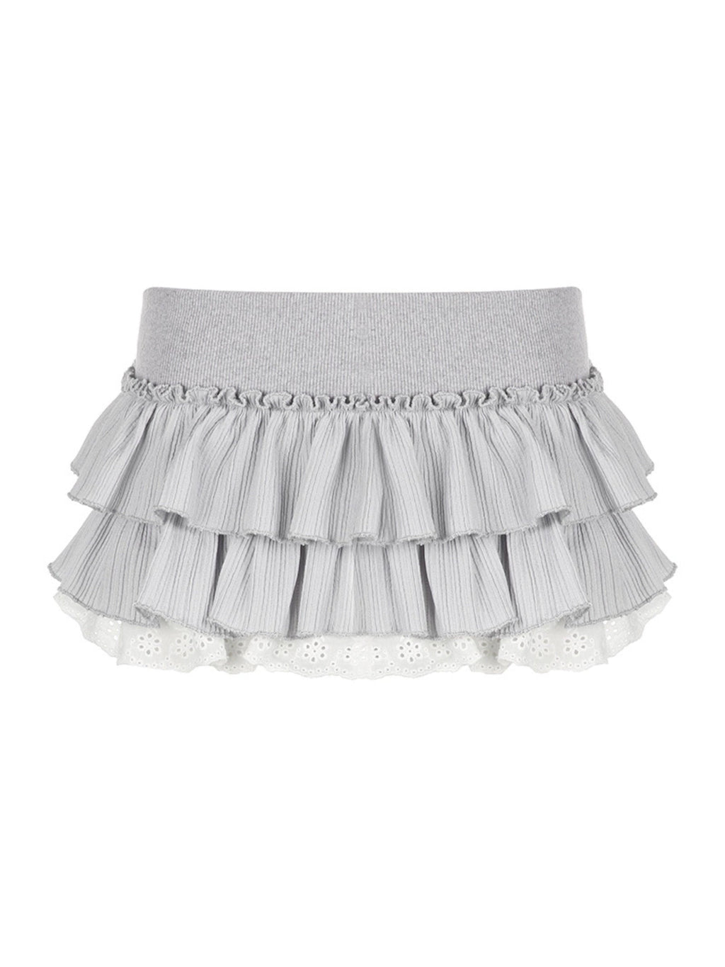 Layna Low Waist Ruffle Mini Skirt