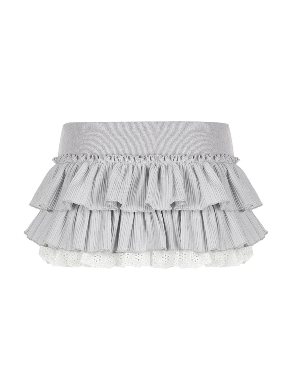 Layna Low Waist Ruffle Mini Skirt