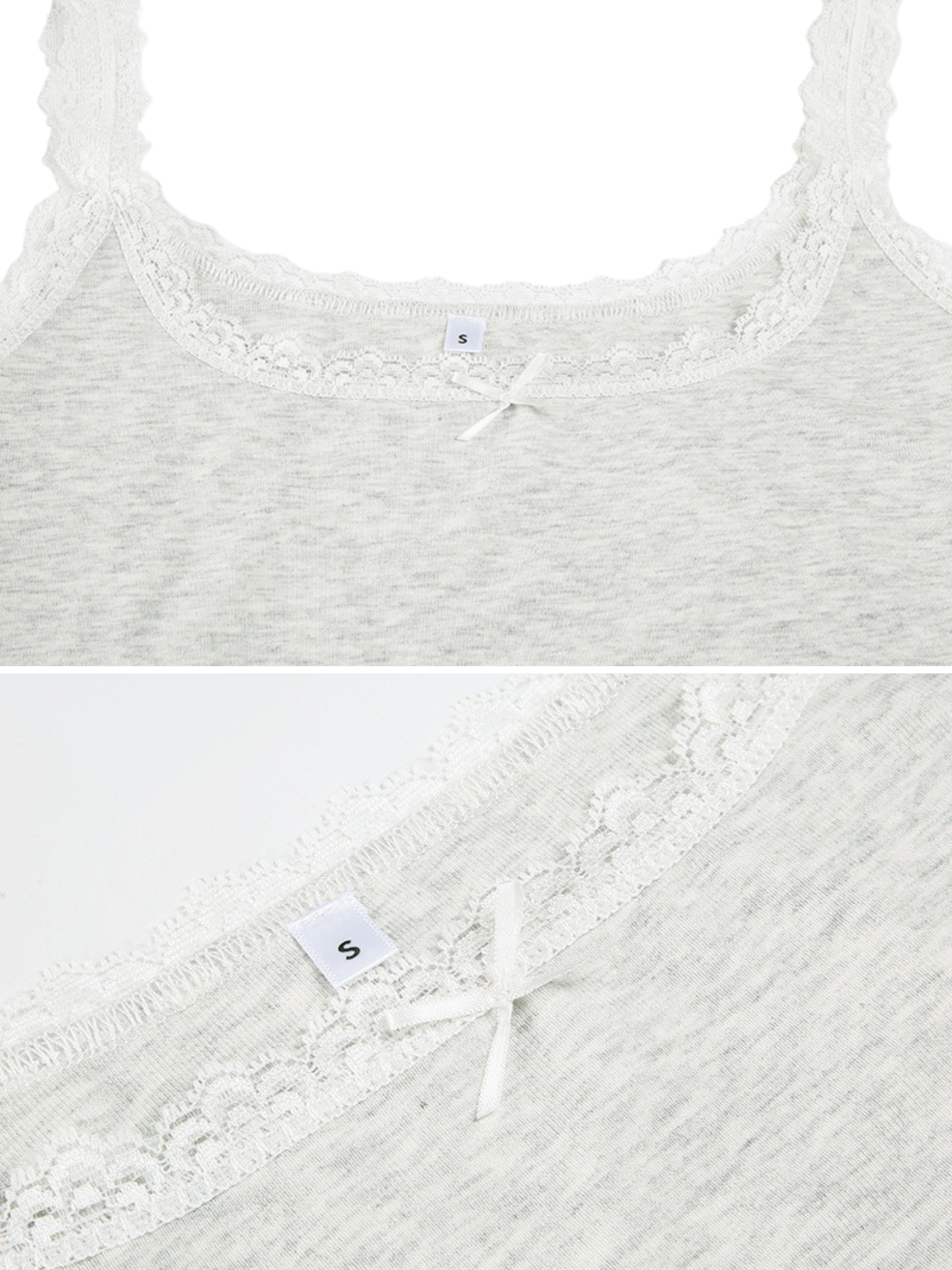 Rilee Lace-Trim Basic Top