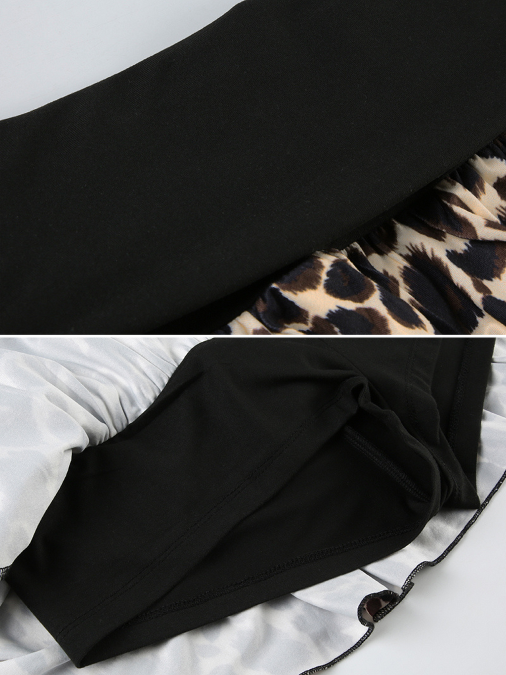 Zivah Leopard Mini Skirt