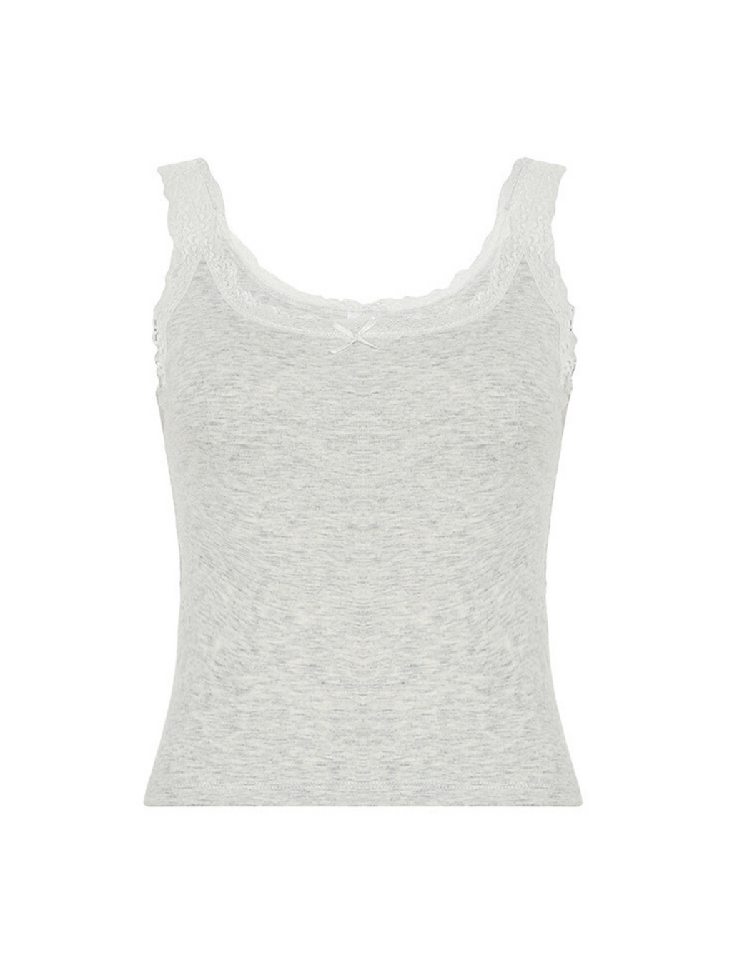 Rilee Lace-Trim Basic Top