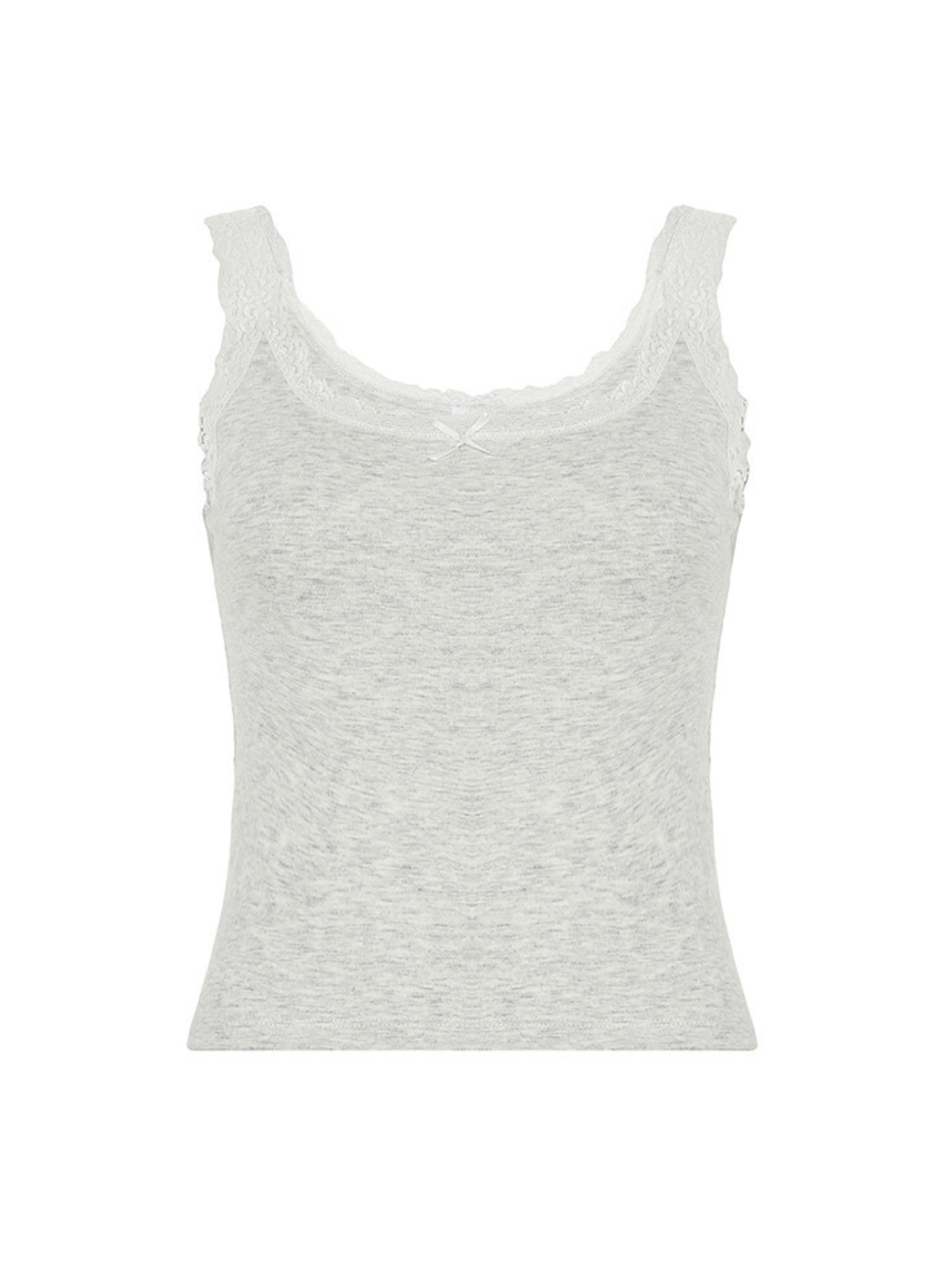 Rilee Lace-Trim Basic Top