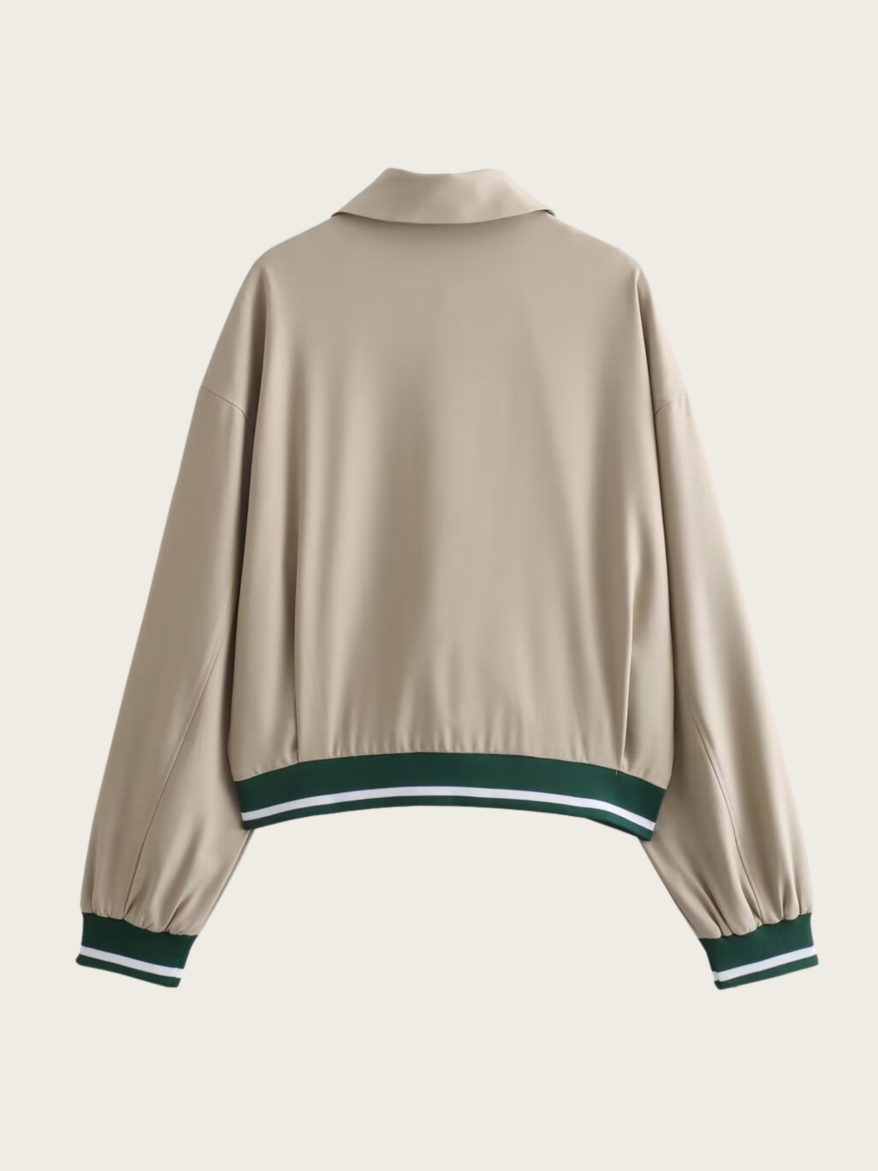 Kenley Khaki Ribbed Jacket