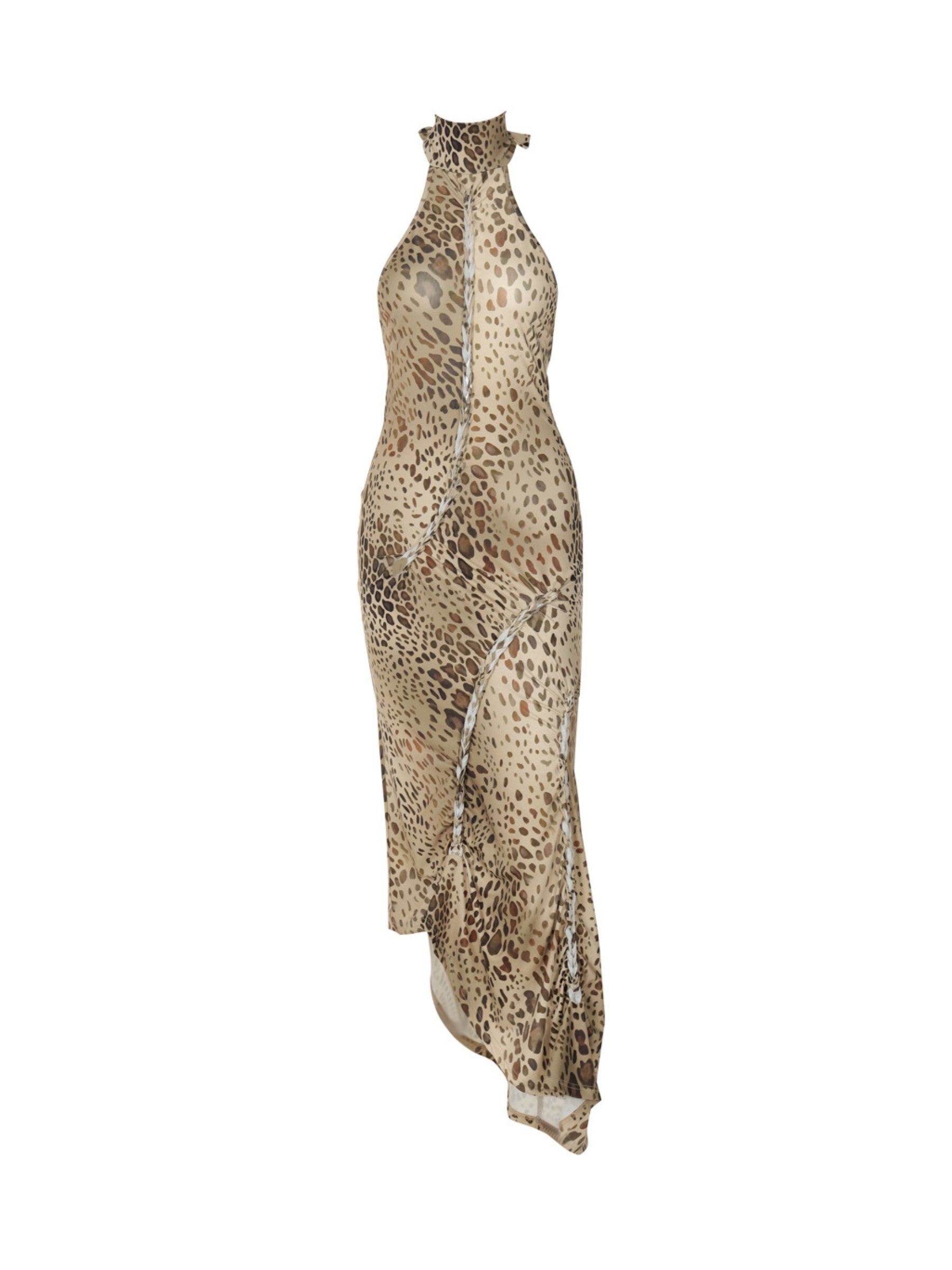 savannah halter dress The Savannah Dress Green Multi / L