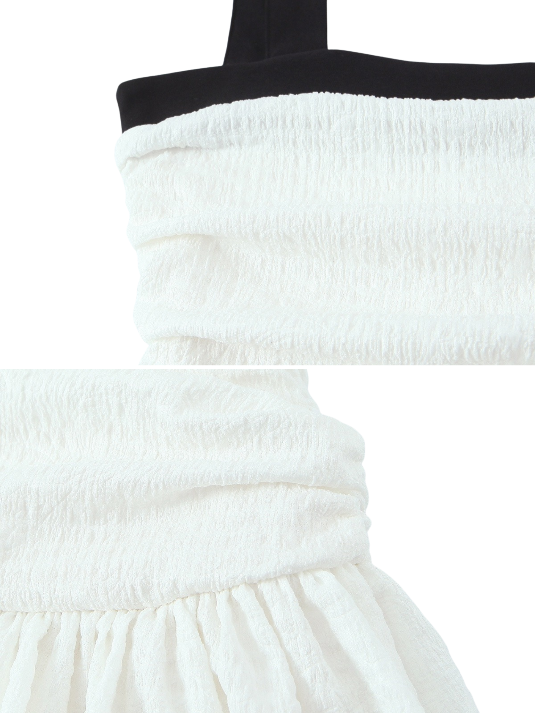 Zahara Contrast Trim Bubble Dress