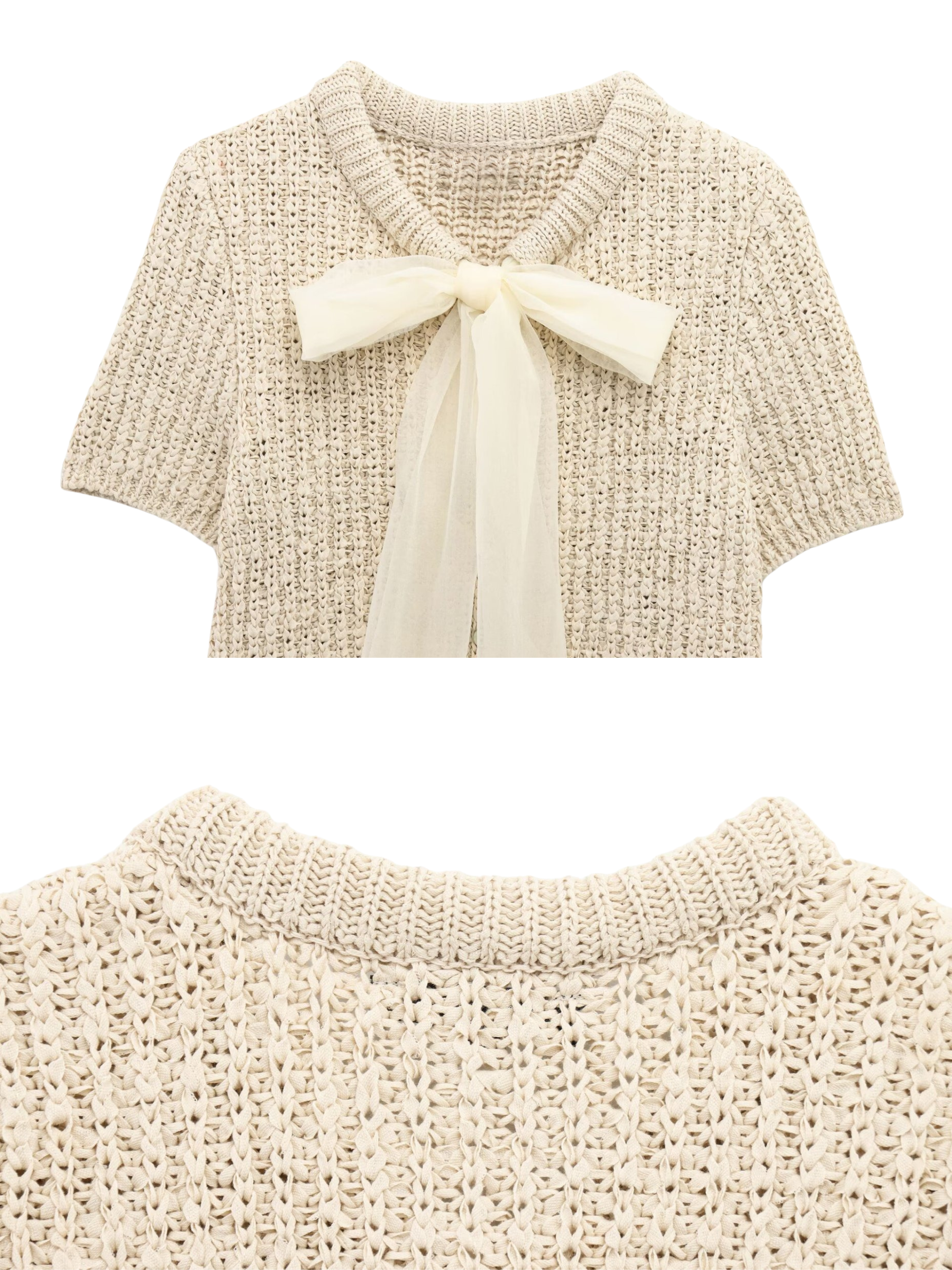 Jazmyne Bow Knit Cardigan