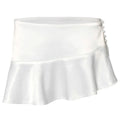 LaPose Fashion - Atara Pleated Mini Satin Skirt - Bottoms, Clothing, Mini Skirts, Ruffle Skirts, Satin Skirts, Skirts