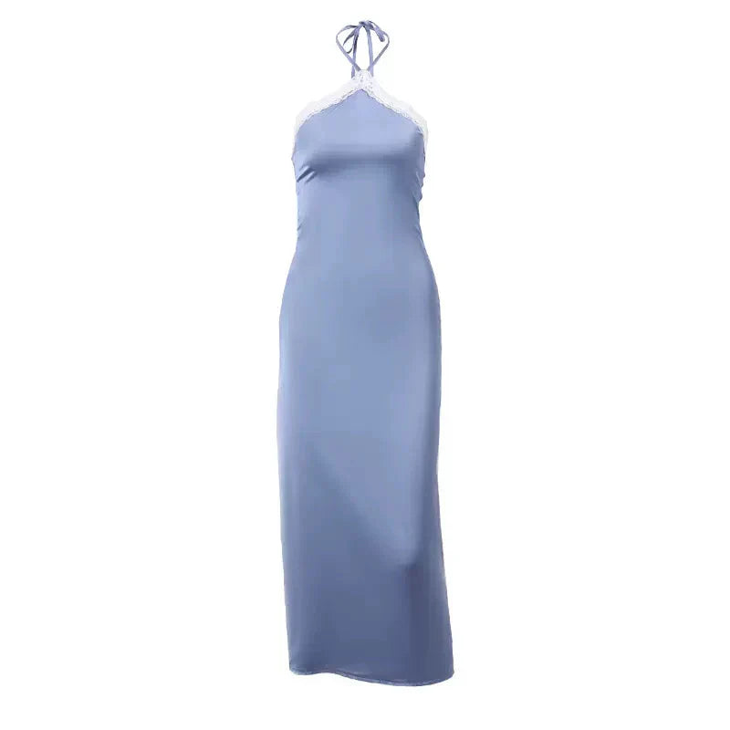 LaPose Fashion - Baylie Satin Midi Dress - Dresses, Elegant Dresses, Formal Dresses, Maxi Dresses, Party & Coctail Dresses, Sexy Dresses, Slim 