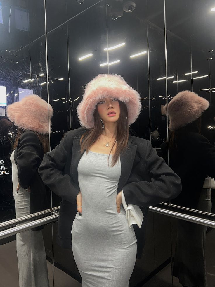 LaPose Fashion - Bryley Faux Fur Bucket Hat - Accesories, Hats, Puffer Hats, Winter Edit