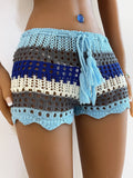 LaPose Fashion - Camellia Crochet Short - Crochet Shorts, Knitted Shorts, Shorts