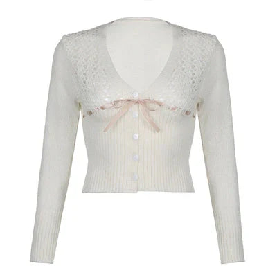 LaPose Fashion - Clarie Knit Long Sleeve Top - Knitted Tops, Long Sleeve Tops, Modern Romance, Romantic Tops, Sweaters, Tops, Warm Tops, Winter Edi