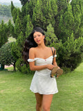 LaPose Fashion - Danyla Mini Dress - Clean Girl, Daytime Dresses, Dresses, Elegant Dresses, Going Out Dresses, Little White Dresses, Mini