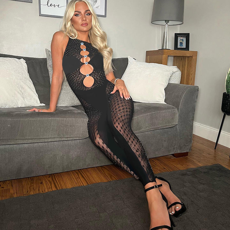 LaPose Fashion - Disha Mesh Jumpsuit - ALS, Clothing, Collab.Jan, Festival Clothes, Jumpsuits, Jumpsuits & Rompers, One Pieces, Yk2 Clothes