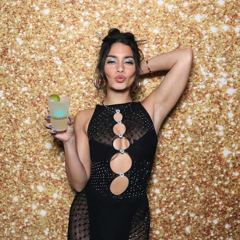 LaPose Fashion - Disha Mesh Jumpsuit - ALS, Clothing, Collab.Jan, Festival Clothes, Jumpsuits, Jumpsuits & Rompers, One Pieces, Yk2 Clothes