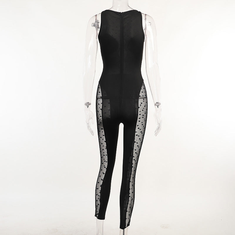 LaPose Fashion - Disha Mesh Jumpsuit - ALS, Clothing, Collab.Jan, Festival Clothes, Jumpsuits, Jumpsuits & Rompers, One Pieces, Yk2 Clothes