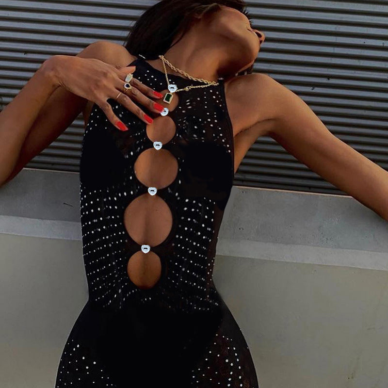 LaPose Fashion - Disha Mesh Jumpsuit - ALS, Clothing, Collab.Jan, Festival Clothes, Jumpsuits, Jumpsuits & Rompers, One Pieces, Yk2 Clothes