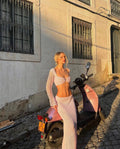 LaPose Fashion - Elani Knit Maxi Skirt Set - Crochet Sets, Knitted Sets, Matching Sets, Outfit Sets, Sets, Skirt Set, Skirts, Two Piece Sets