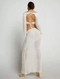 LaPose Fashion - Elani Knit Maxi Skirt Set - Crochet Sets, Knitted Sets, Matching Sets, Outfit Sets, Sets, Skirt Set, Skirts, Two Piece Sets