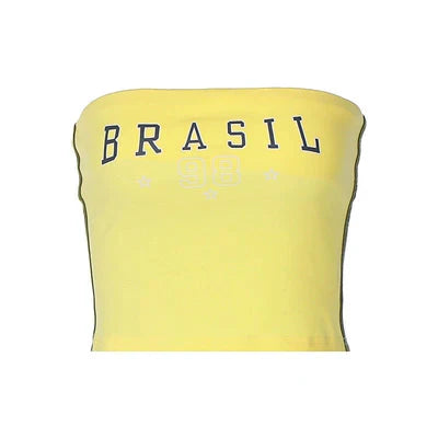 LaPose Fashion - England & Brazil Bandeau Top - 