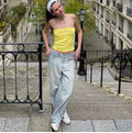 LaPose Fashion - England & Brazil Bandeau Top - 