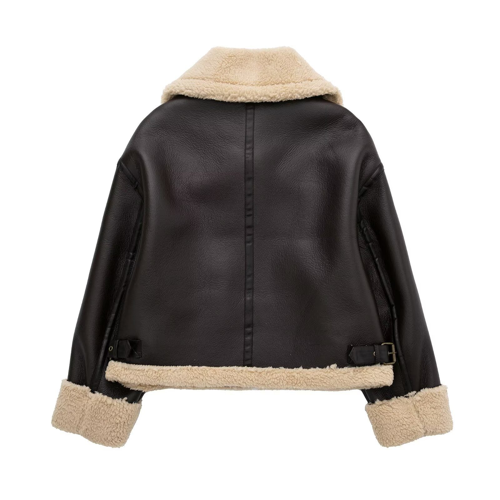 LaPose Fashion - Ensley Double-Faced Fur Jacket - Coats, Coats & Jackets, Crop Jackets, Fall-Winter 23, Jackets, Leather Jackets, Oversize Jacket, Win