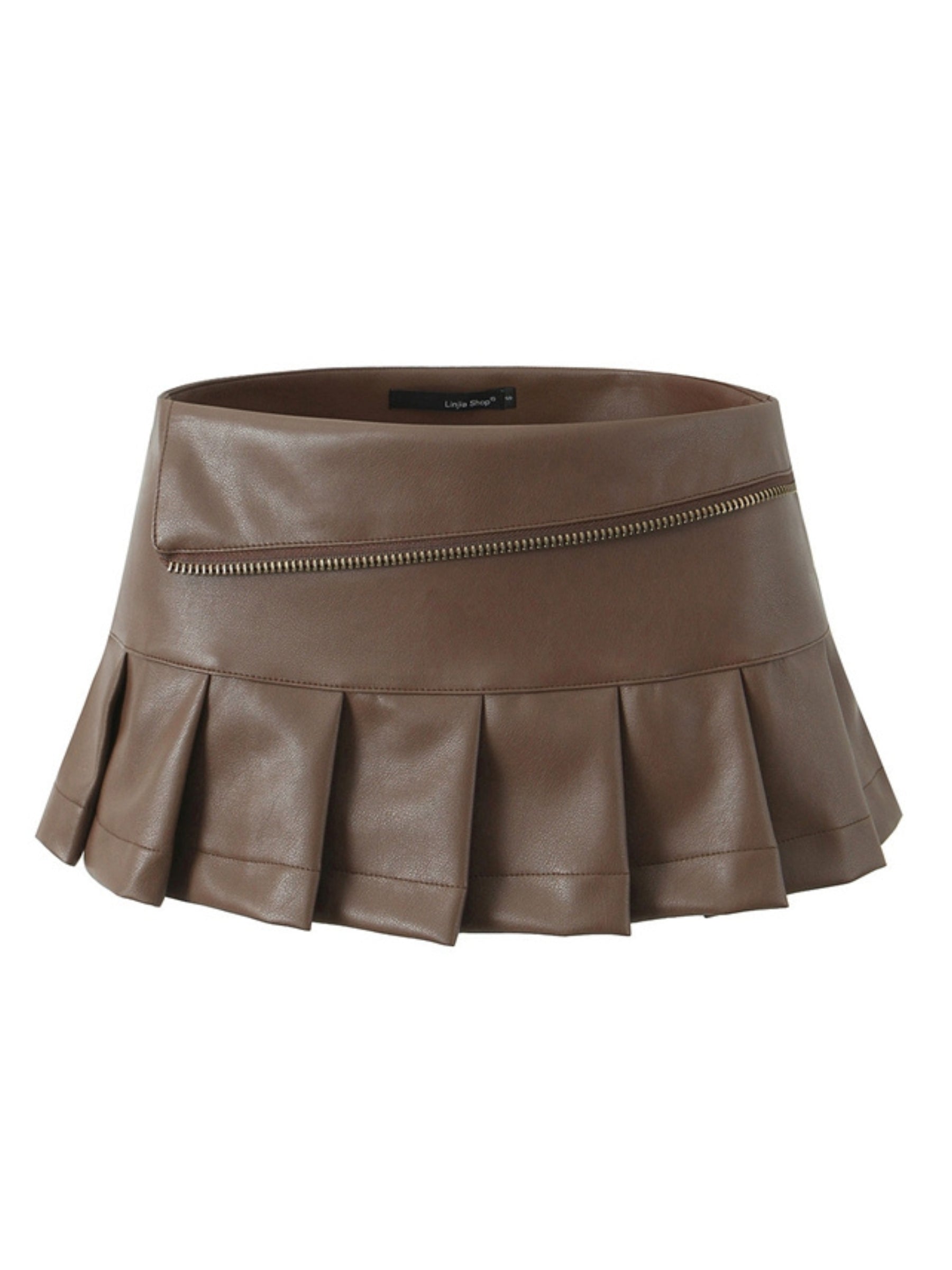 LaPose Fashion - Ersa Pleated Mini Skirt - A-Line Skirts, College Skirts, Mini Skirts, Pleated Skirts, Short Skirts, Skirts