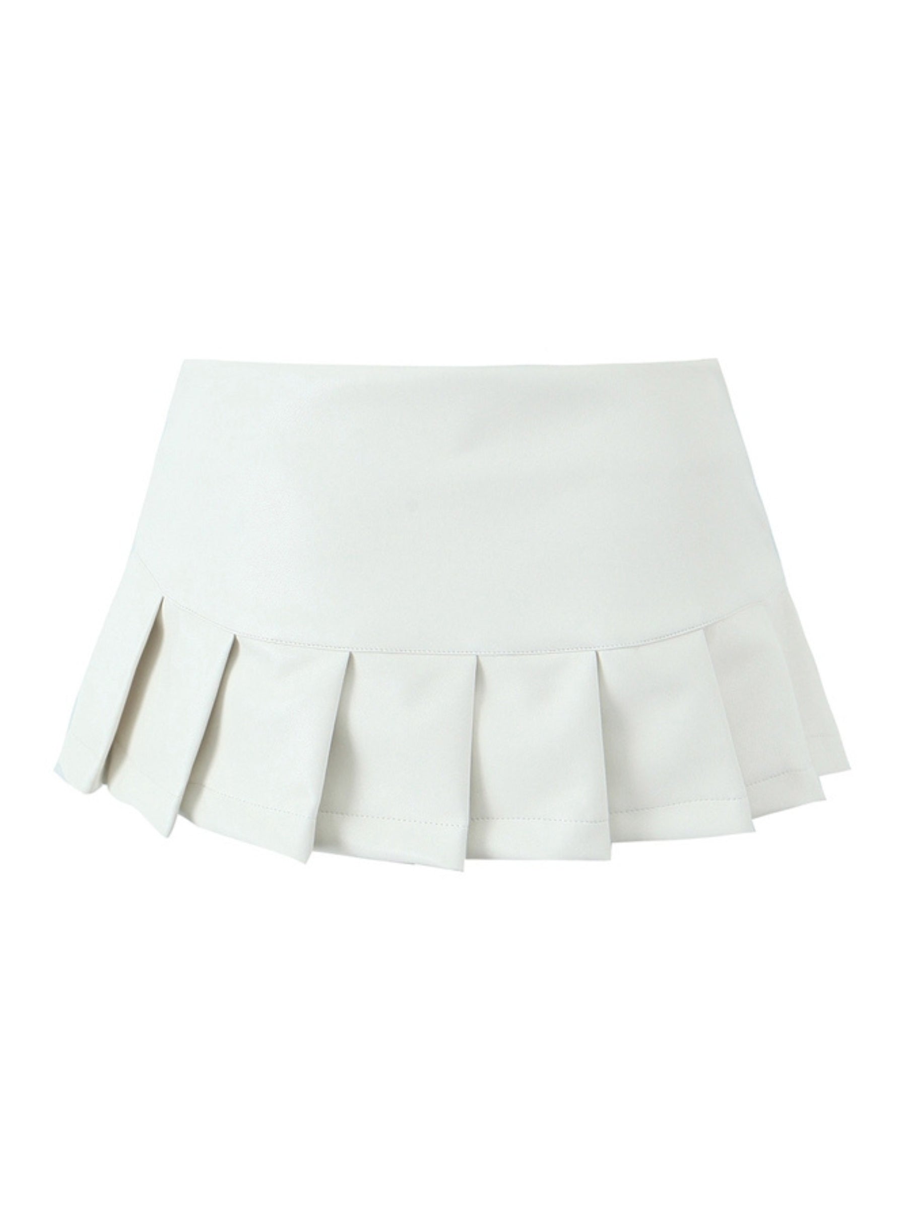 LaPose Fashion - Ersa Pleated Mini Skirt - A-Line Skirts, College Skirts, Mini Skirts, Pleated Skirts, Short Skirts, Skirts