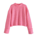 LaPose Fashion - Eva Cotton Sweater - Fall-Winter 23, Knitted Tops, Long Sleeve Tops, Sweaters, Tops, Winter Edit