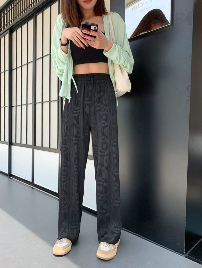 LaPose Fashion - Filomena Ruched Pants - Bottoms, Casual Pants, Clean Girl, Clothing, Collab.Jan, Fall-Winter 23, Fall22, Home2, Loose Pants,