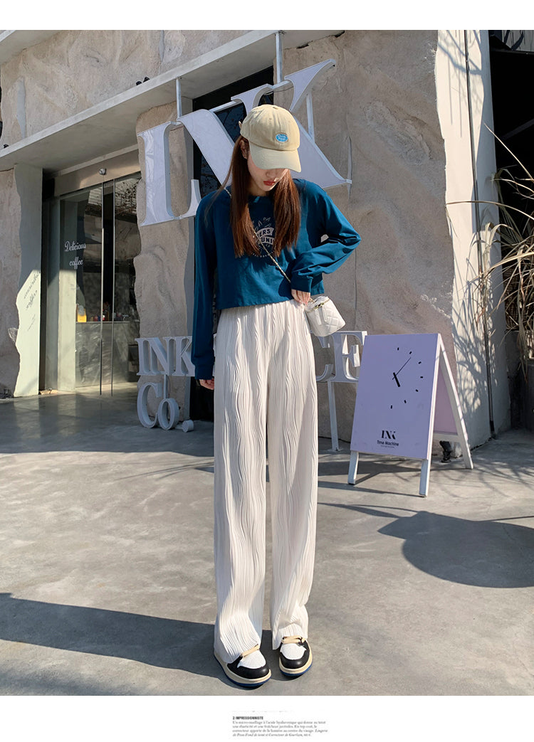 LaPose Fashion - Filomena Ruched Pants - Bottoms, Casual Pants, Clean Girl, Clothing, Collab.Jan, Fall-Winter 23, Fall22, Home2, Loose Pants,