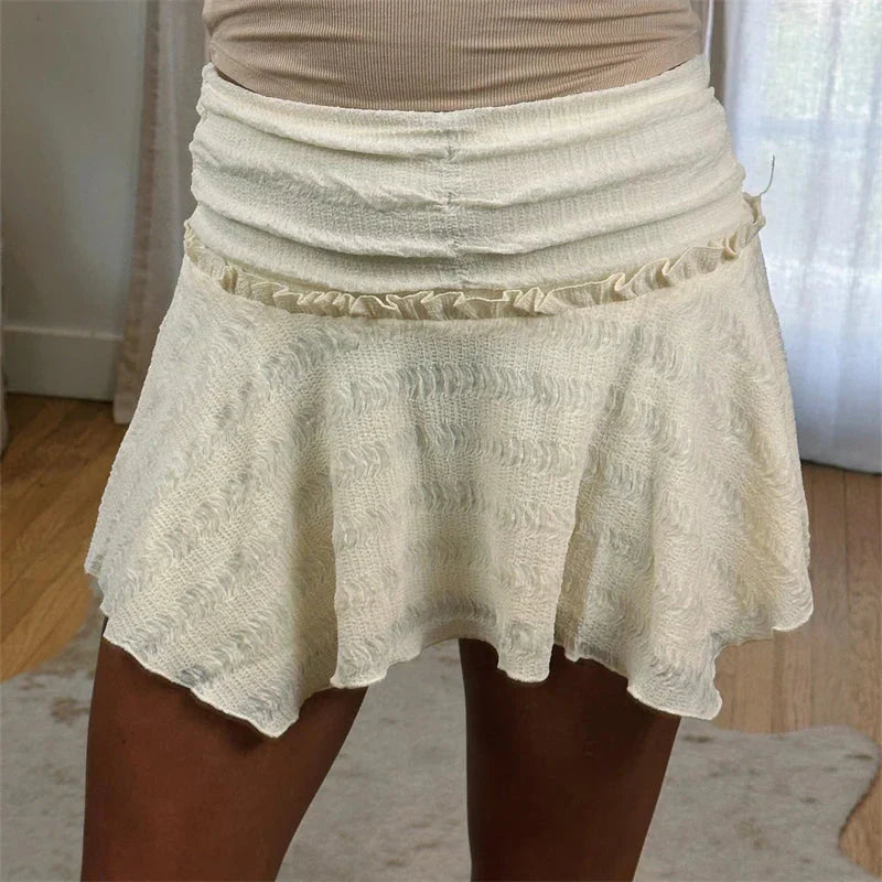 LaPose Fashion - Frady Fairy Mini Skirt - A-Line Skirts, Fairy Skirts, Mini Skirts, Pleated Skirts, Skirts