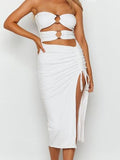 LaPose Fashion - Keihlani Midi Dress - ALS, Bodycon Dresses, Casual Dresses, Clothing, Cut-Out Dresses, Daytime Dresses, Dresses, Elegant D