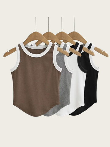 Evianna Ribbed Crop Top