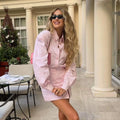 LaPose Fashion - Leana Shirt & Skirt Set - Matching Sets, Outfit Sets, Sets, Skirt Set, Two Piece Sets