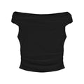 LaPose Fashion - Leticia Off Shoulder Top - Basic Tops, Capsule Collection, Casual Tops, Crop Tops, Elegant Tops, Fall Clothes, Fall-Winter 23, 